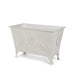 Park Hill Collection Grand Scroll Rectangular Planter – Antiqued White (view 2)