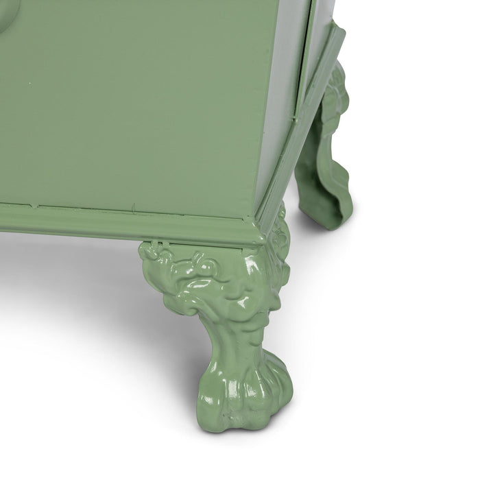 Park Hill Collection Grand Scroll Rectangular Planter – Soft Garden Green (view 14)