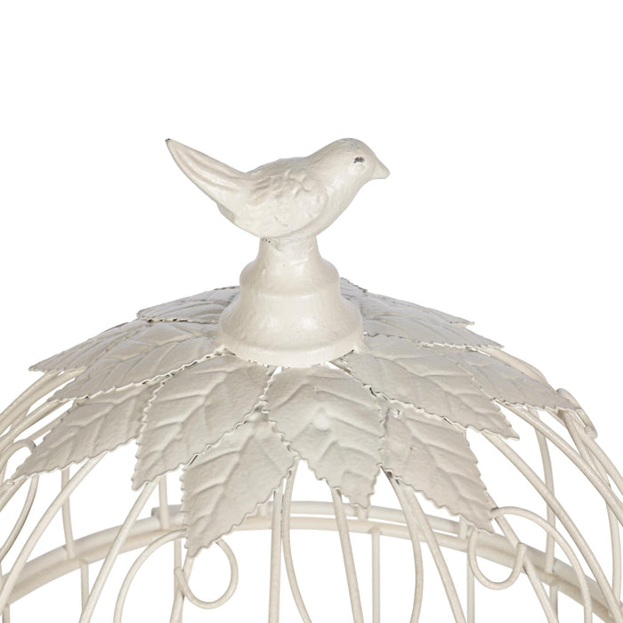 Park Hill Collection Scrollwork Birdcage Planters, Set of 2 – Soft White (view 4)
