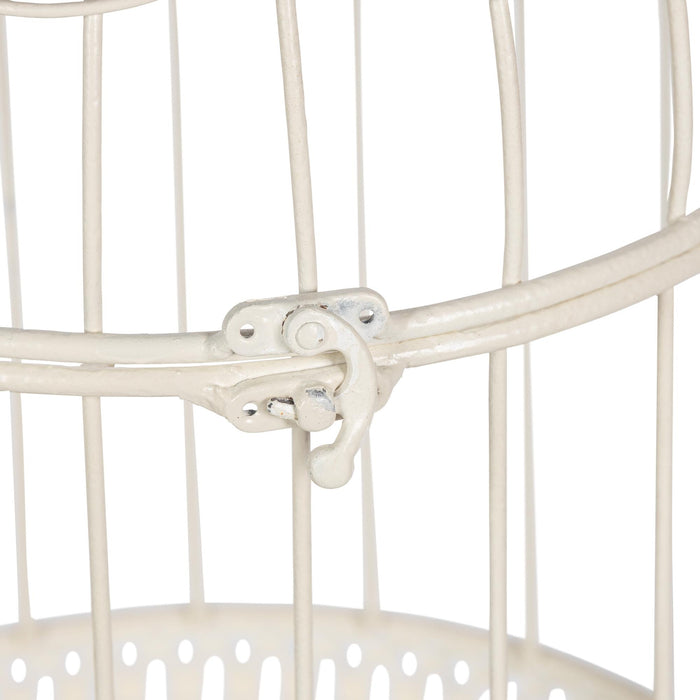 Park Hill Collection Scrollwork Birdcage Planters, Set of 2 – Soft White (view 5)