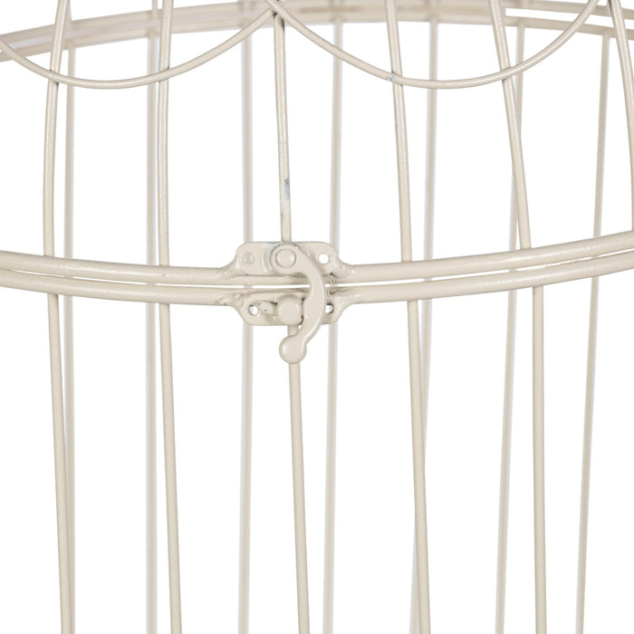 Park Hill Collection Scrollwork Birdcage Planters, Set of 2 – Soft White (view 8)