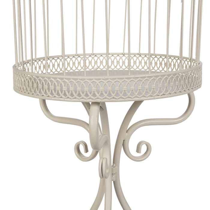 Park Hill Collection Scrollwork Birdcage Planters, Set of 2 – Soft White (view 9)