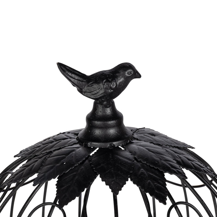 Park Hill Collection Scrollwork Birdcage Planters, Set of 2 – Black (view 13)