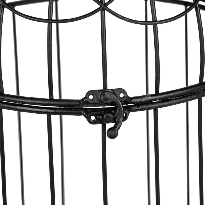 Park Hill Collection Scrollwork Birdcage Planters, Set of 2 – Black (view 14)