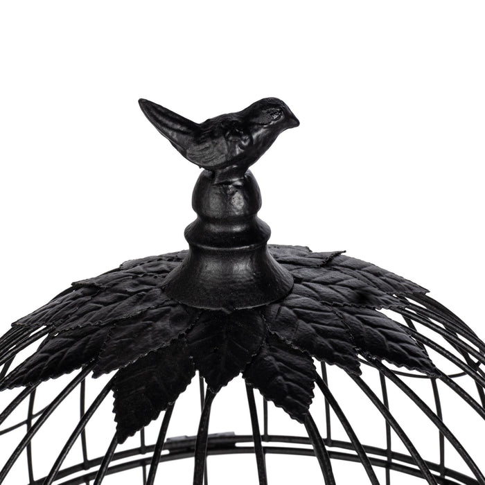 Park Hill Collection Scrollwork Birdcage Planters, Set of 2 – Black (view 16)