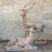 Park Hill Collections Garden & Floral Cast Iron Estate Stags, Set of 2 EAG80265 Park Hill Collection
