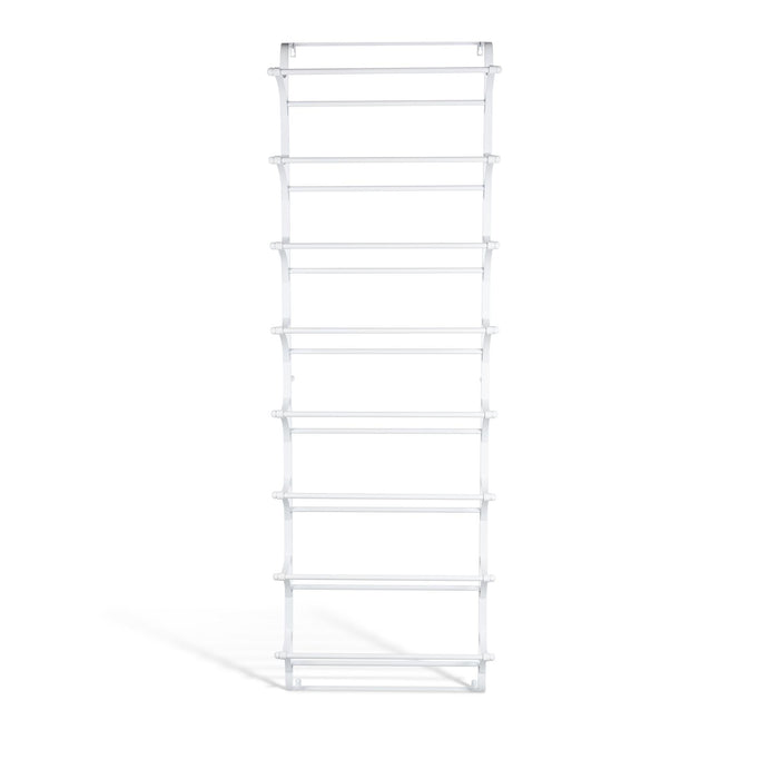 Park Hill Collection Metal Wall Display Rack, White