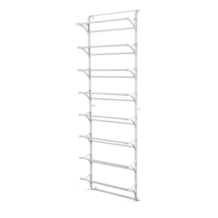 Park Hill Collection Metal Wall Display Rack, White (view 2)