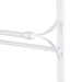 Park Hill Collection Metal Wall Display Rack, White (view 3)