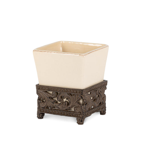 Park Hill Acanthus Stoneware Pencil Holder Default Pencil Holder front view