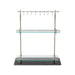 Park Hill Collection Park Hill Pantry & Cafe Black Marble and Iron Bistro Rack EAW20187 Park Hill Collection