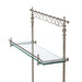 Park Hill Collection Park Hill Pantry & Cafe Black Marble and Iron Bistro Rack EAW20187 Park Hill Collection