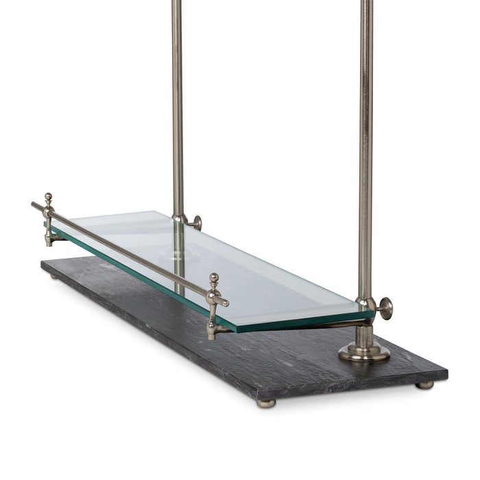 Park Hill Collection Park Hill Pantry & Cafe Black Marble and Iron Bistro Rack EAW20187 Park Hill Collection