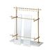 Park Hill Collection Southern Classic White Marble and Brass Bistro Rack EAW26057 Park Hill Collection