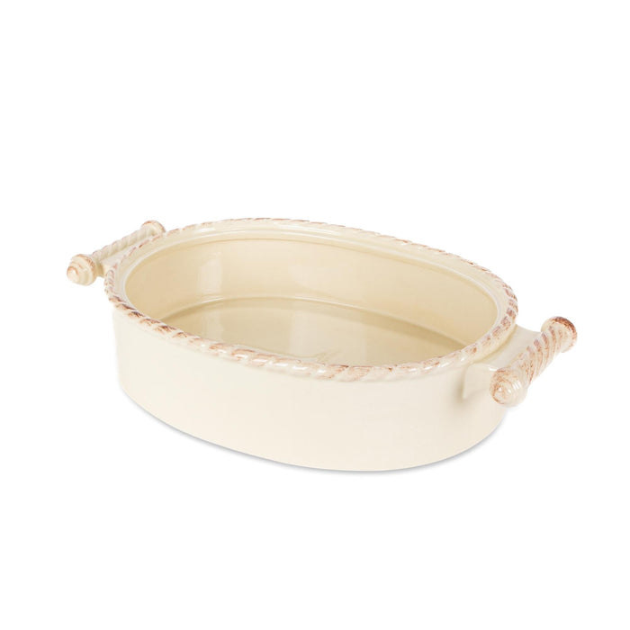 Park Hill Collection Acanthus Stoneware Lidded Casserole Dish (view 3)