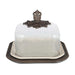 Park Hill Collection Acanthus Stoneware Pastry Keeper