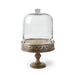 Park Hill Collection Heritage Inlay Wood Cake Pedestal with Dome