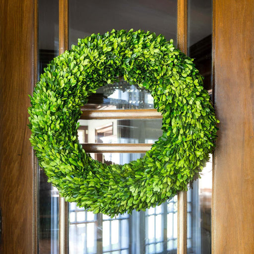 Park Hill Collection Preserved Boxwood Wreath, Large