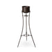 Park Hill Collection Lodge Portal Metal Stand and Pot, Tall ECM20155 Park Hill Collection