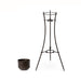 Park Hill Collection Lodge Portal Metal Stand and Pot, Tall ECM20155 Park Hill Collection