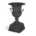 Park Hill Collection Fluted Metal Urn with Pedestal, 33" – Noir (view 10)