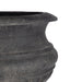Park Hill Collection Large Metal Portico Urn with Tall Pedestal – Noir (view 8)