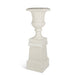 Park Hill Collection Tall Urn with Pedestal, 55.5"H – Soft White (view 11)
