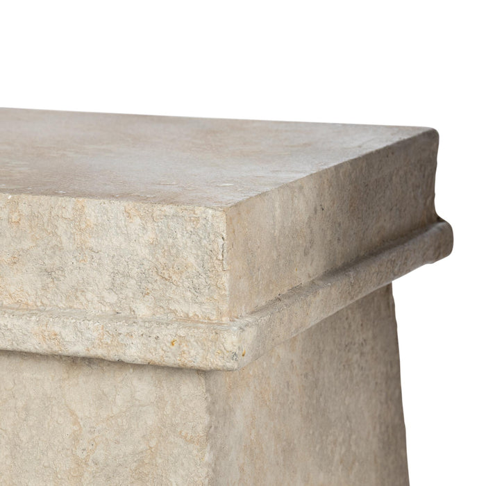 Park Hill Collection Tall Urn with Pedestal, 55.5"H – Soft White (view 13)