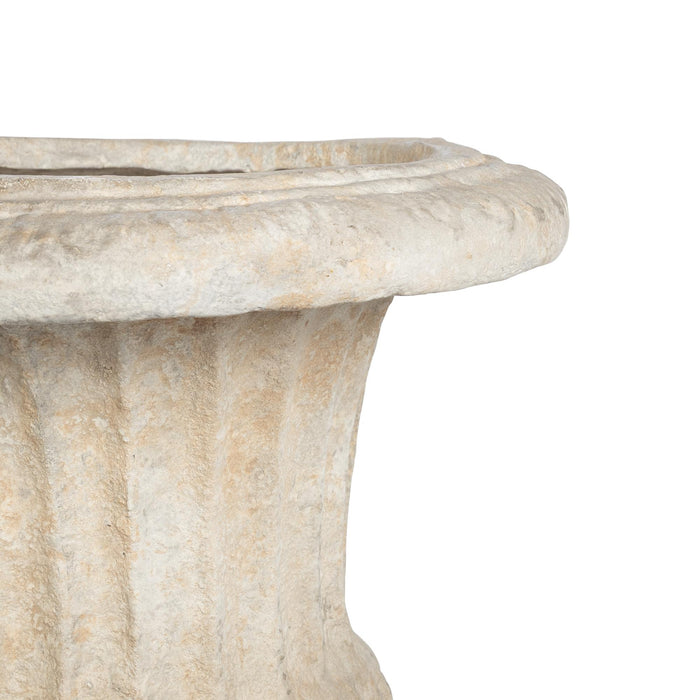 Park Hill Collection Tall Urn with Pedestal, 55.5"H – Soft White (view 15)