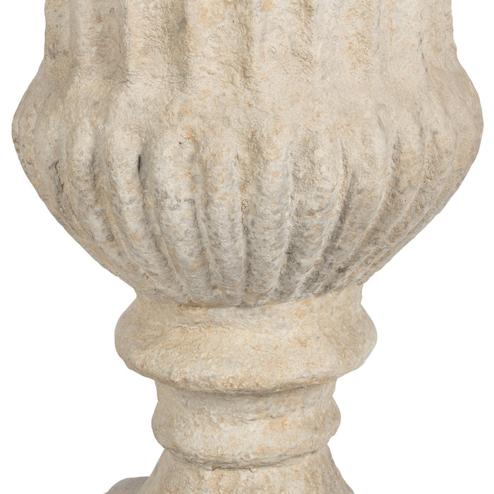 Park Hill Collection Tall Urn with Pedestal, 55.5"H – Soft White (view 16)