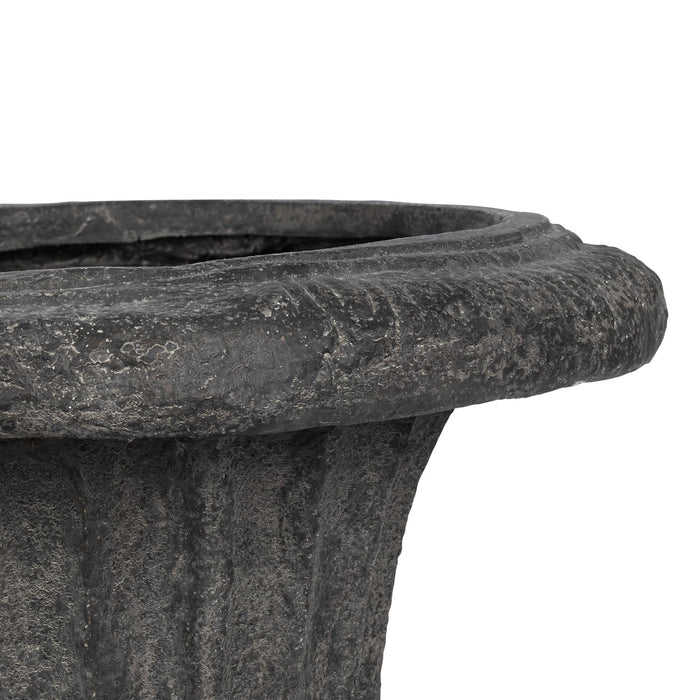 Park Hill Collection Tall Urn with Pedestal, 55.5"H – Noir (view 21)