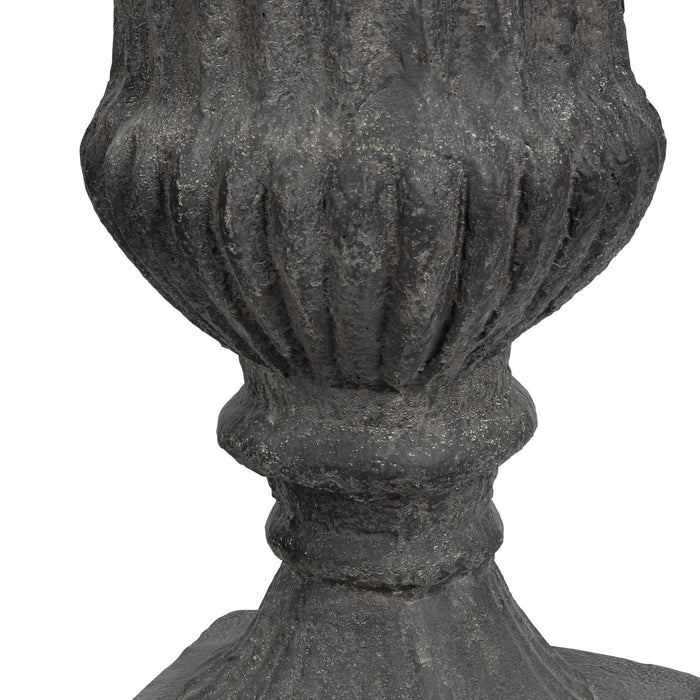 Park Hill Collection Tall Urn with Pedestal, 55.5"H – Noir (view 22)