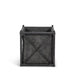 Park Hill Collection Small Metal Estate Planter, Noir