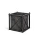 Park Hill Collection Small Metal Estate Planter, Noir (view 2)