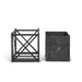 Park Hill Collection Small Metal Estate Planter, Noir (view 5)