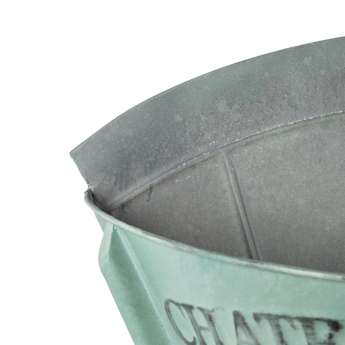 Park Hill Collection French Metal Picking Basket – Antiqued Green (view 4)