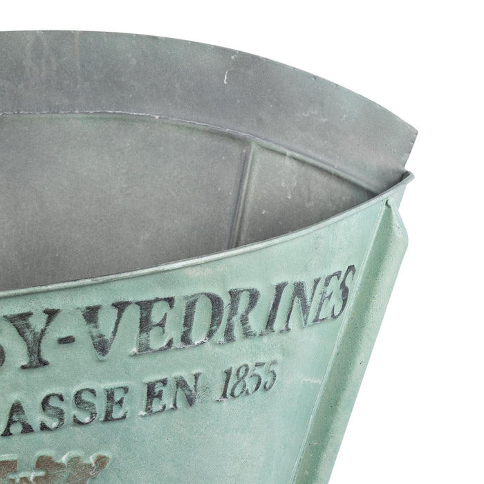 Park Hill Collection French Metal Picking Basket – Antiqued Green (view 6)