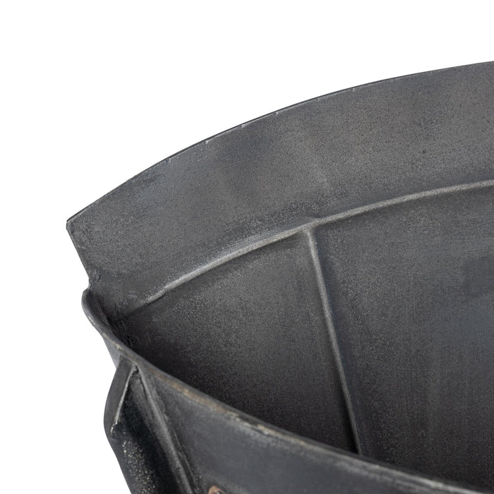 Park Hill Collection French Metal Picking Basket – Weathered Black (view 13)