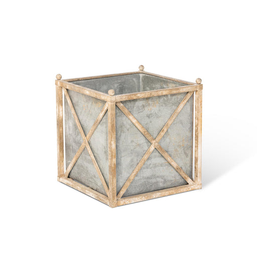 Metal Estate Planter, Large ECM80959 - front view