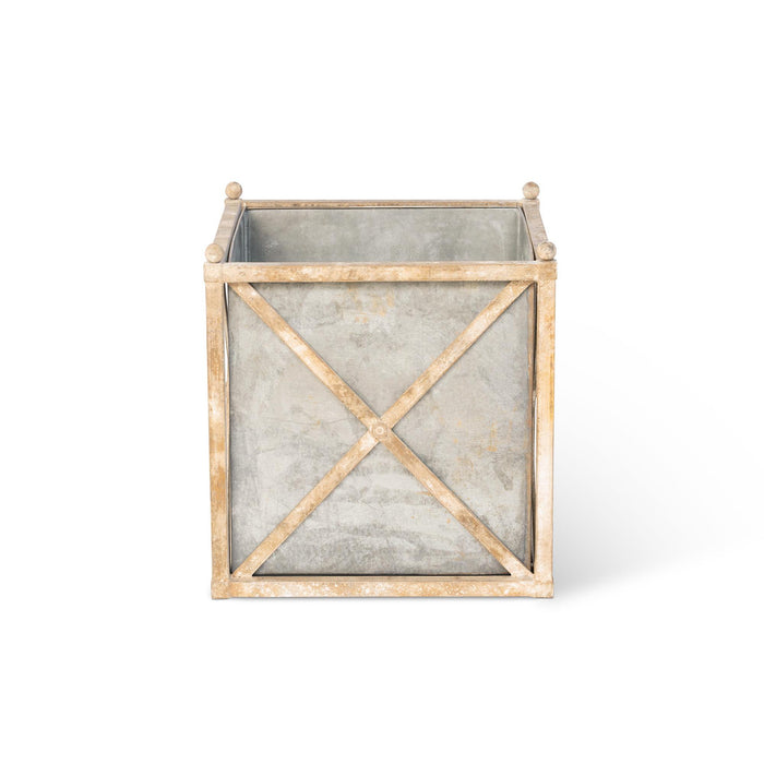 Metal Estate Planter, Large ECM80959 - side view