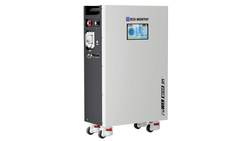 High quality photo of the ECO-WORTHY POWERMEGA 512V Front Left View. Photo sourced by Current Connected from ECO-WORTHY.