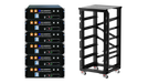 ECO-WORTHY 30.72kWh Server Rack Battery Bundle with 6-Slot Server Rack - Urban Supply Inc