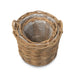 Park Hill Collection Handwoven Rattan Floor Basket (view 2)