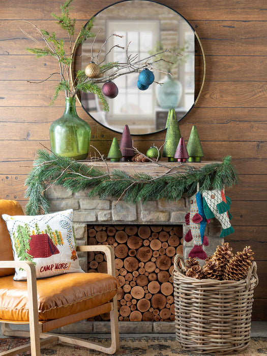 Park Hill Collection Handwoven Rattan Floor Basket (view 5)