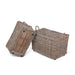Park Hill Collection Rattan Woven Storage Baskets with Casters, Set of 2 (view 4)