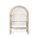 Park Hill Collections Garden Floral Iron Garden Trellis with Bench Storage Display Prop EDX20205 Park Hill Collection
