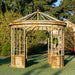 Aged Metal Gazebo EDX90088D - side view