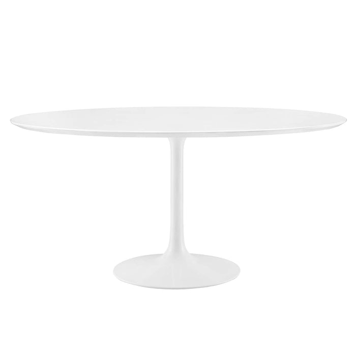 Modway Furniture Lippa 60" Round Wood Top Dining Table Default Title EEI-1120-WHI