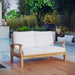 Marina Teak Wood Outdoor Loveseat - specifications diagram