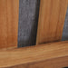 Marina Outdoor Patio Teak Corner Sofa Natural Gray